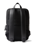 Tumbled-Leather Backpack
